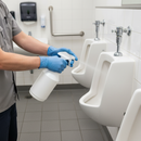 Premium Refillable Washroom Cleaner Trigger Spray Bottle 750ML - Durable HDPE Recycled Plastic with Compatible Spray Heads