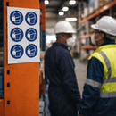 Safety Symbol Labels – Sheet of 6 – Self-Adhesive Vinyl – Indoor Use