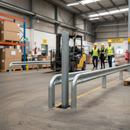 Premium 1500mm RSJ Galvanised Steel Barrier Post for Soft Surface Installation - High-Quality Professional Grade for Industrial and Commercial Appl...