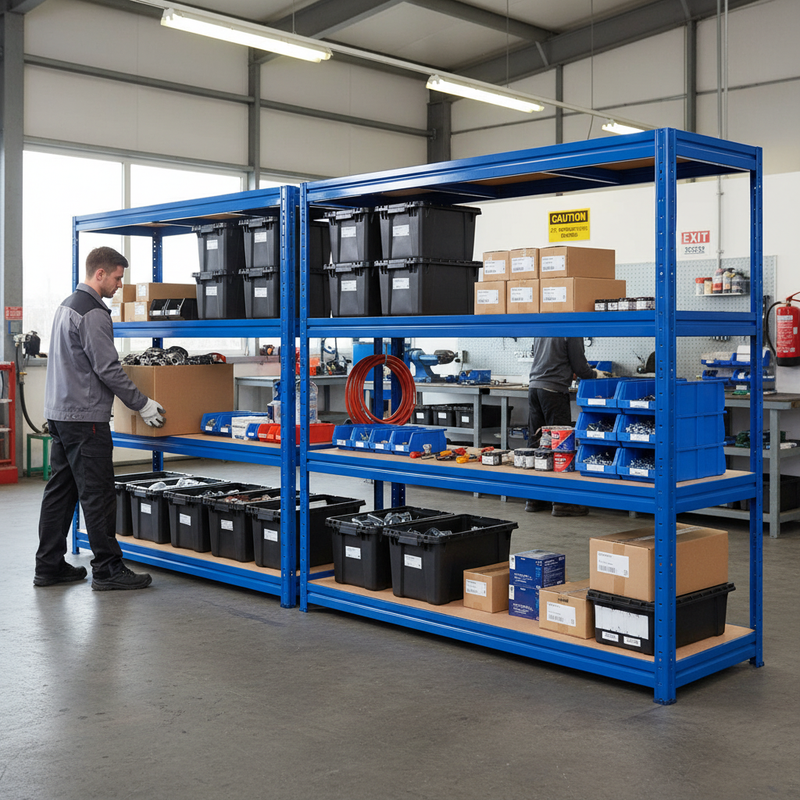 Premium Heavy Duty Garage Shelving - 1770mm High - Up to 600kg Capacity