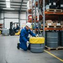 High-Performance Audit Cover for 90L Spill Kit - Round Design