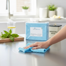 Premium Compostable Cloths - Biodegradable, Color-Coded, and FCC Certified for Hygienic Cleaning (Pack of 50)