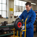 260mm Diameter Puncture Proof Microcellular Wheel with Light Tread Pattern