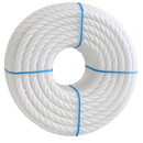 8mm White Polypropylene Rope 3 Strand – Ultra-Strong, Waterproof & UV-Resistant | 75m Mini Coil