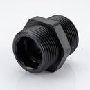 1/2in BSP Symmetrical Nipple – 20mm Thread, Polypropylene (view 2)