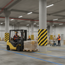 Premium Column Protection Pads - Flexible Polyurethane Foam with Steel Reinforcement for Round and Rectangular Columns