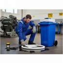 Premium Oil and Fuel Spill Kit in Blue Wheelie Bin - 240L Capacity