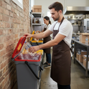 Set of 3 Heavy Duty 30L Recycling Bins with Flip Lids