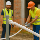 10mm White Polypropylene Rope 3 Strand - 100m Weatherproof Coil