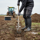 Premium Full Safety Wellington with Steel Toe Cap, Thermal Insulation, and Slip-Resistant Outsole for Industrial Use