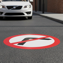 Professional Preformed Thermoplastic No Right Turn Road Marking for Enhanced Safety and Visibility