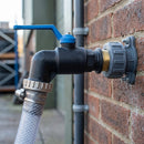 Frost-Resistant Tap 1in BSP / 1in Hose Barb, -20°C Rated