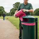 Premium Heavy Duty Odour Repellent Bin Bags for 40L Dog Waste - Pack of 100 - High-Quality Professional Grade for Industrial and Commercial Applica...