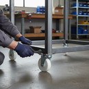 125mm Heavy Duty Swivel Bolt Hole Castor with Polypropylene Wheel