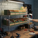 Premium Flat Pack Cardboard Parts Bins - Versatile Storage Solution