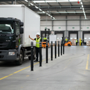 Premium Replaceable Recycled Plastic Bollards for Traffic Control - Anti-Ram and High Visibility Design