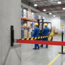 Premium Wall Receiver Clip for Belt Barrier Systems - Durable and Reliable Access Control Solution