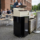 Tray Top Litter Bin – 80 Litre with Galvanised Steel Liner
