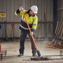 Heavy Duty Insulated 10kg Pipe Breaker with 54" Fibreglass Shaft for Safe Dismantling of Drainage Pipes