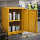 Hazardous Substance Storage Cabinet – 609x457x457mm – Mild Steel – Industrial Use