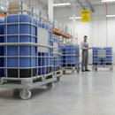 160mm Diameter Heavy Duty Nylon Wheel with 20mm Bore and 400Kg Load Capacity