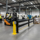 Professional Heavy Duty Impact Guard Rail Support Post with Seamless Finish and Corrosion Protection Options