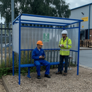 Premium Eco-Friendly Smoking Shelter with Modular Design for Outdoor Use - Durable Polycarbonate Panels