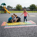 Premium Playground Marking Set Featuring Vibrant Periodic Table with Element Names, Symbols, and Numbers for Outdoor Learning