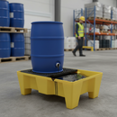 Heavy Duty Spill Tray with Grate - 70L Capacity for Safe Containment