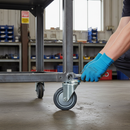 100mm Heavy Duty Swivel Bolt Hole Castor Anti-Static with Non-Marking Tyre