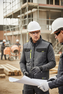 Premium Two-Tone Bodywarmer with Stretchable Fabric Panels and Fleece Lining for Enhanced Comfort and Style