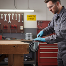 100mm Heavy Duty Swivel Bolt Hole Castor with Black Elastic