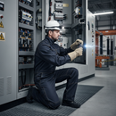 Premium ARC Flash & Fire Retardant Boilersuit with Kneepad Pockets - Dark Navy