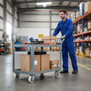 160mm Heavy Duty Swivel Plate Castor Nylon Wheel - 400Kg Load Capacity