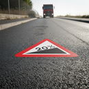 Premium Preformed Thermoplastic Road Marking for Steep Hills - Easy Application, Non-Slip, and Professional Finish