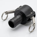 1in Hose Barb Cam Lever Coupler – Polypropylene & Stainless Steel (view 2)