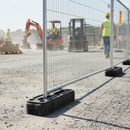 Premium Heavy Duty Fence Feet for Temporary Fencing - Durable and Easy to Maneuver with 100% Recycled PVC Design