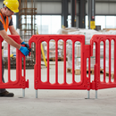 Premium DoubleTop Safety Barrier - High-Performance, Durable, and Versatile Traffic Control Solution
