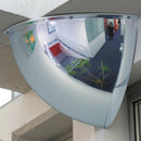 660mm Diameter PMMA 1/8 Sphere Convex Security Mirror with Fixing Kit