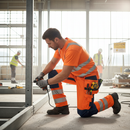 Professional Hi-Vis Ventilated Trousers with Holster Pockets and Cordura Reinforcement for Enhanced Durability