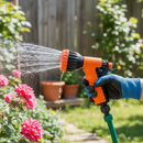 Premium Ergonomic Shower Spray Pistol with Quick-Click Adaptor for Efficient Plant Watering and Reduced Operator Fatigue