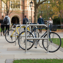 Premium Stainless Steel Bike Stand with Secure Cross Bar for Enhanced Stability and Locking Options