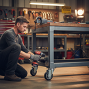 100mm Heavy Duty Swivel Plate Castor with Elastic Design