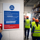 Fire Safety Action Notice – Standard – Emergency Instructions – Indoor Use