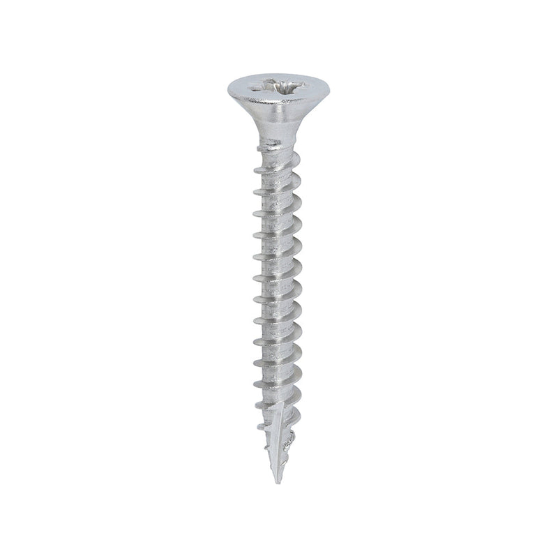 Classic Multi-Purpose Screws - PZ - Double Countersunk - A2 Stainless Steel - 6.0 x 50