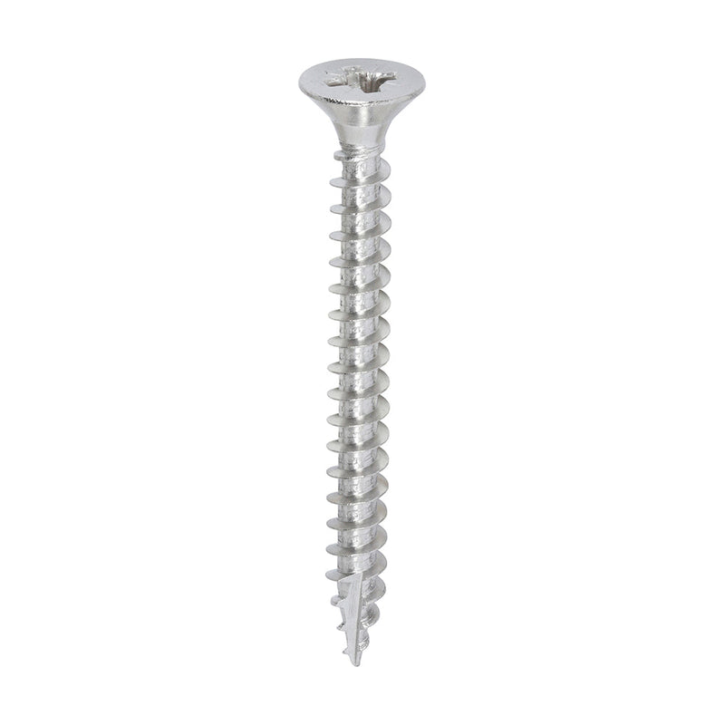 Classic Multi-Purpose Screws - PZ - Double Countersunk - A2 Stainless Steel - 6.0 x 60