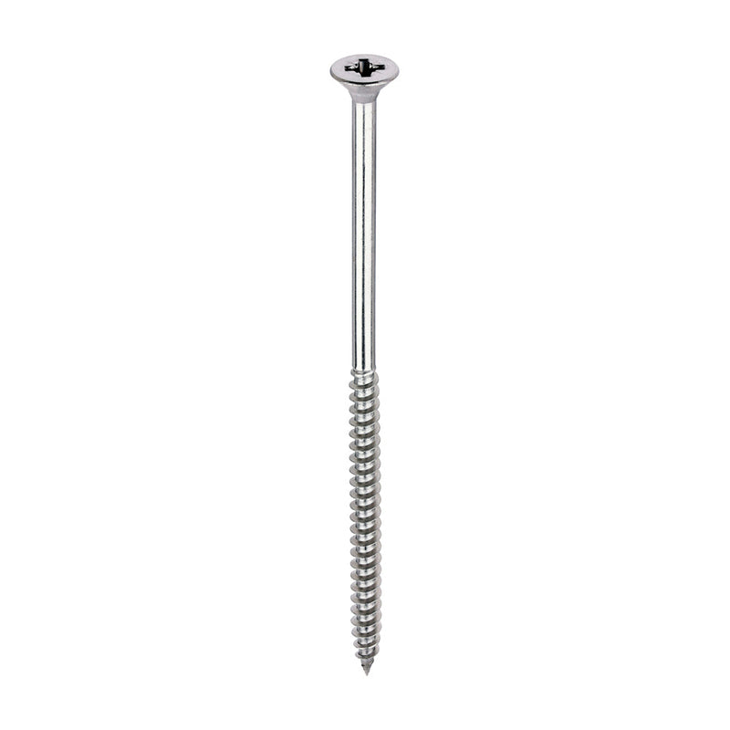 Classic Multi-Purpose Screws - PZ - Double Countersunk - A2 Stainless Steel - 6.0 x 130