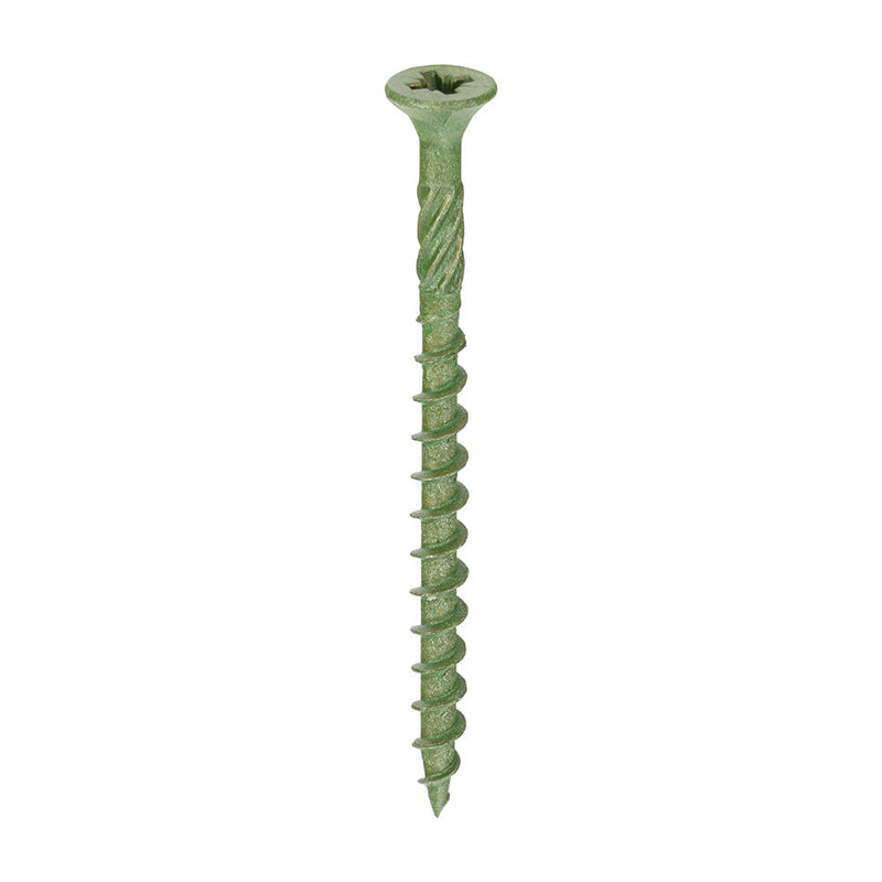 Decking Screws - PZ - Double Countersunk - Exterior - Green - 4.5 x 60