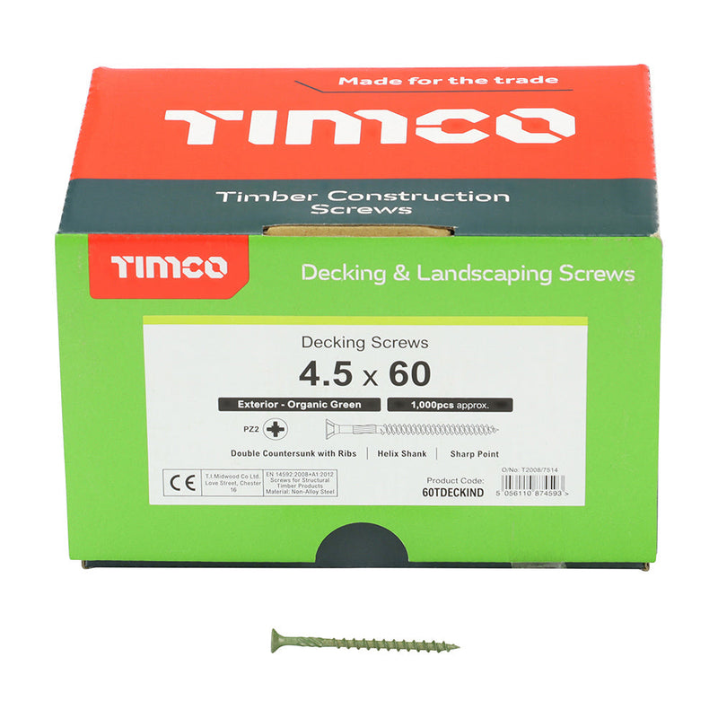 TIMCO Decking Industry Pack - 4.5 x 60