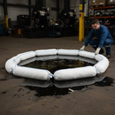 Premium Oil Only Spill Absorbent Booms - 4 Pack, 13cm x 3m